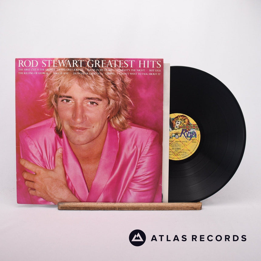 Rod Stewart Greatest Hits Vol. 1 LP Vinyl Record - Front Cover & Record
