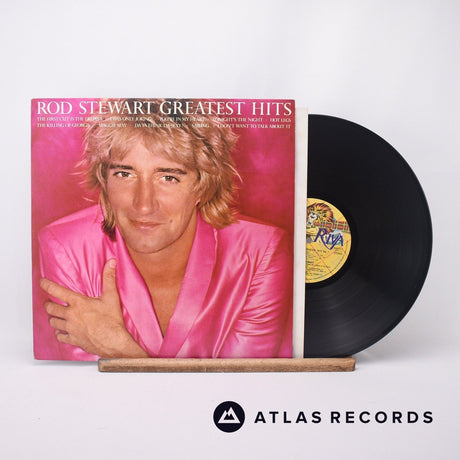Rod Stewart Greatest Hits Vol. 1 LP Vinyl Record - Front Cover & Record