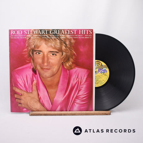 Rod Stewart Greatest Hits Vol. 1 LP Vinyl Record - Front Cover & Record