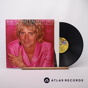 Rod Stewart Greatest Hits Vol. 1 LP Vinyl Record - Front Cover & Record