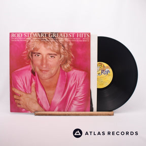 Rod Stewart Greatest Hits Vol. 1 LP Vinyl Record - Front Cover & Record