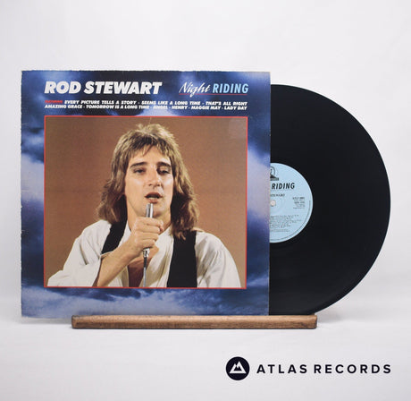 Rod Stewart Night Riding LP Vinyl Record - Front Cover & Record