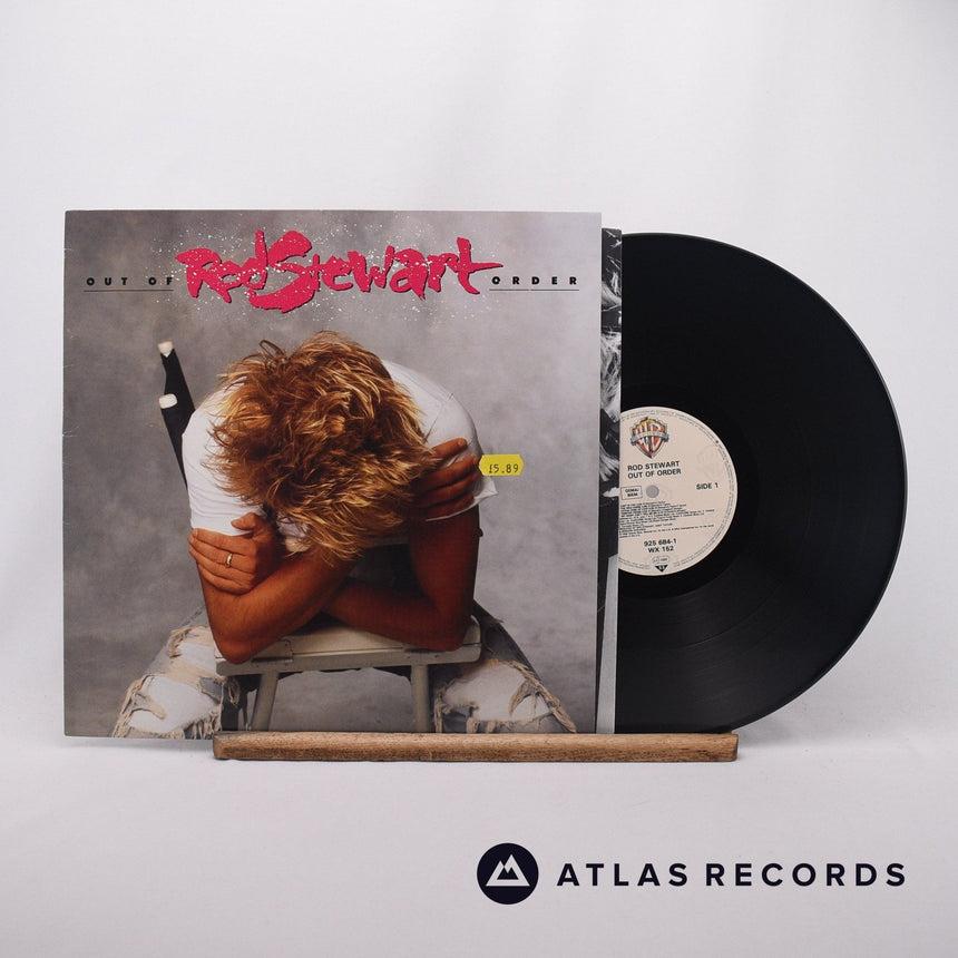 Rod Stewart Out Of Order LP Vinyl Record - Front Cover & Record