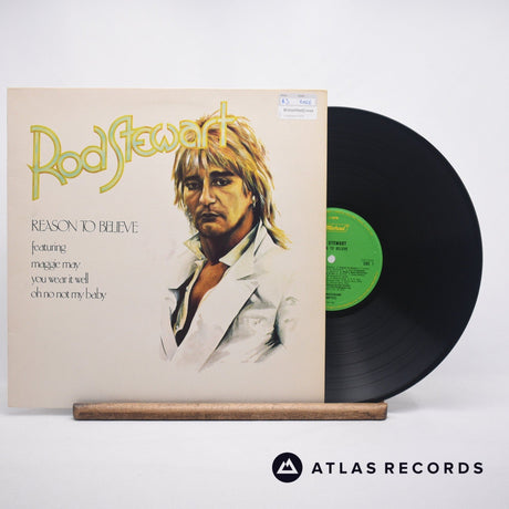 Rod Stewart Reason To Believe LP Vinyl Record - Front Cover & Record