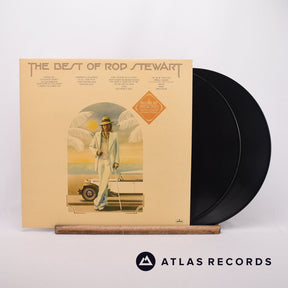 Rod Stewart The Best Of Rod Stewart 2 x LP Vinyl Record - Front Cover & Record