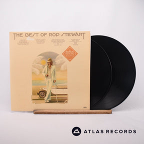 Rod Stewart The Best Of Rod Stewart 2 x LP Vinyl Record - Front Cover & Record