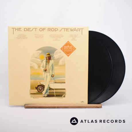 Rod Stewart The Best Of Rod Stewart 2 x LP Vinyl Record - Front Cover & Record