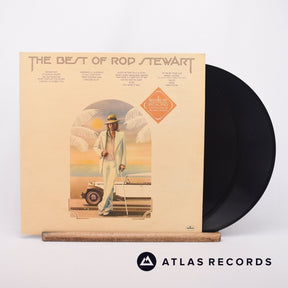 Rod Stewart The Best Of Rod Stewart 2 x LP Vinyl Record - Front Cover & Record