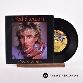 Rod Stewart Young Turks 7" Vinyl Record - Front Cover & Record