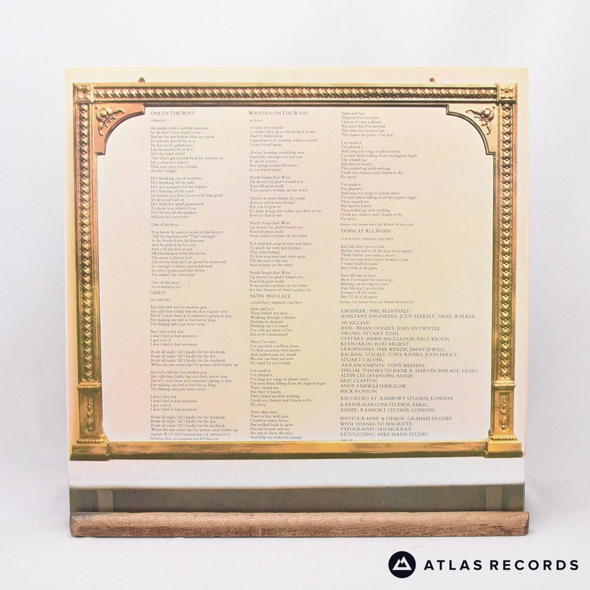 Roger Daltrey - One Of The Boys - LP Vinyl Record - EX/EX