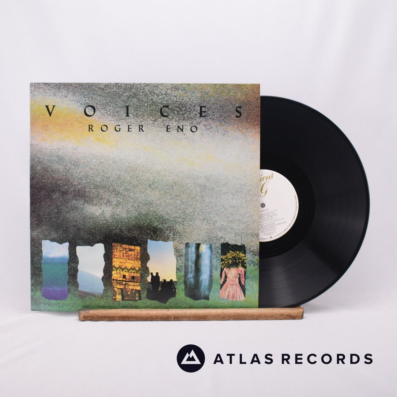 Roger Eno Voices LP Vinyl Record - Front Cover & Record