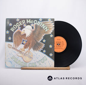 Roger McGuinn Peace On You LP Vinyl Record - Front Cover & Record