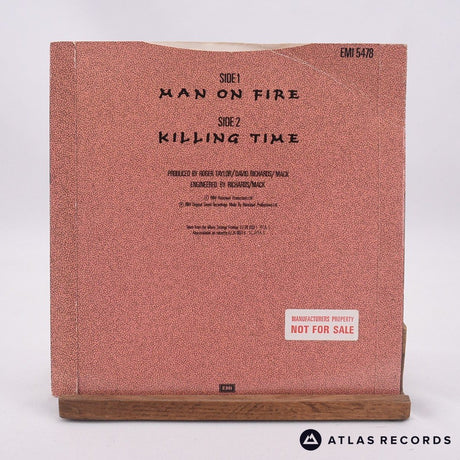 Roger Taylor - Man On Fire - 7" Vinyl Record - EX/EX