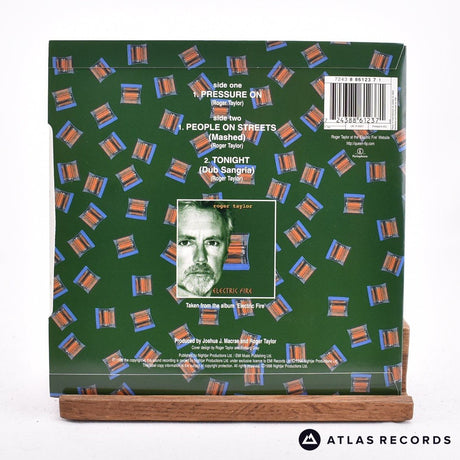 Roger Taylor - Pressure On - Orange 7" Vinyl Record - NM/NM