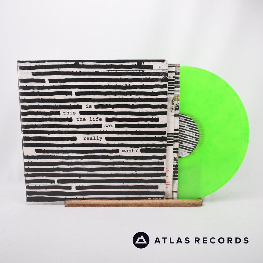 Roger Waters Is This The Life We Really Want? 2 x LP Vinyl Record - Front Cover & Record