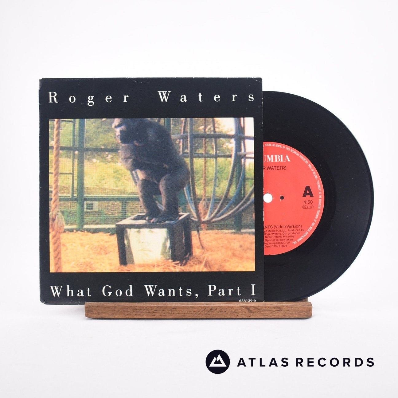 Roger Waters What God Wants, Part I 7" Vinyl Record - Front Cover & Record