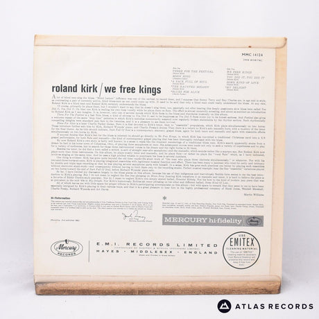 Roland Kirk - We Free Kings - Mono LP Vinyl Record - VG+/EX