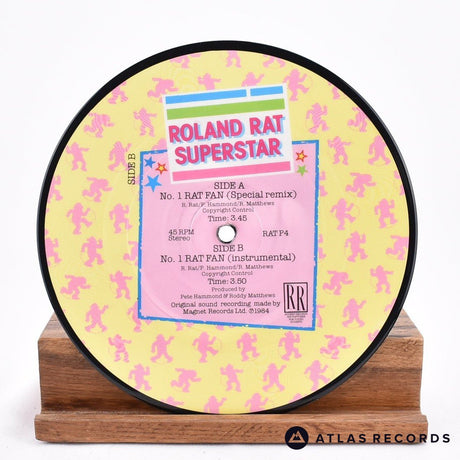 Roland Rat Superstar - No.1 Rat Fan - Picture Disc 7" Vinyl Record - VG+