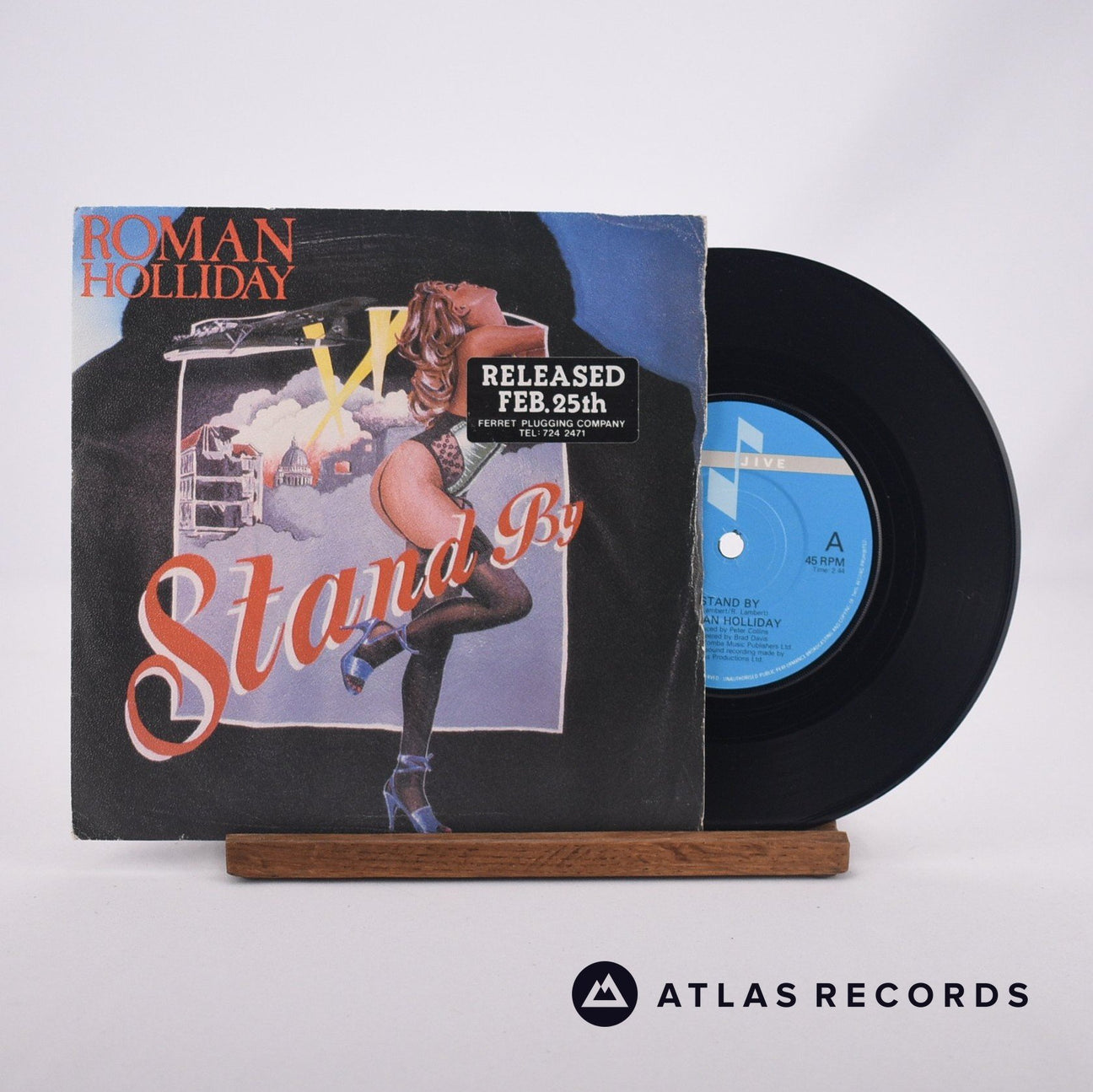 Roman Holliday Stand By 7" Vinyl Record - Front Cover & Record