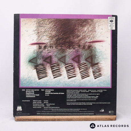 Romeo Void - Benefactor - LP Vinyl Record - VG+/EX