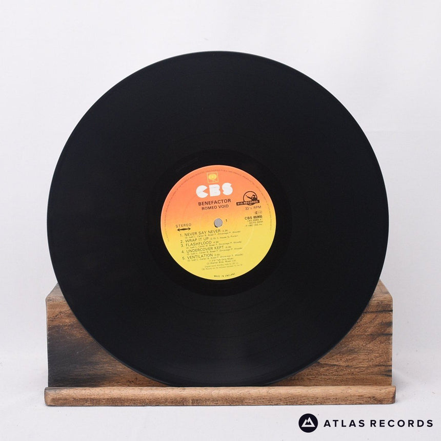 Romeo Void - Benefactor - LP Vinyl Record - VG+/EX