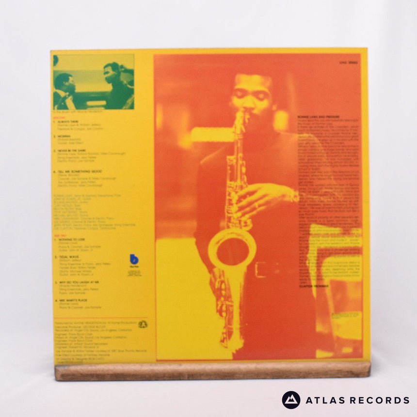 Ronnie Laws - Pressure Sensitive - A-1 B-1 LP Vinyl Record - EX/EX