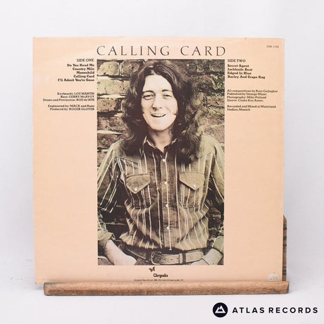 Rory Gallagher - Calling Card - LP Vinyl Record - EX/EX