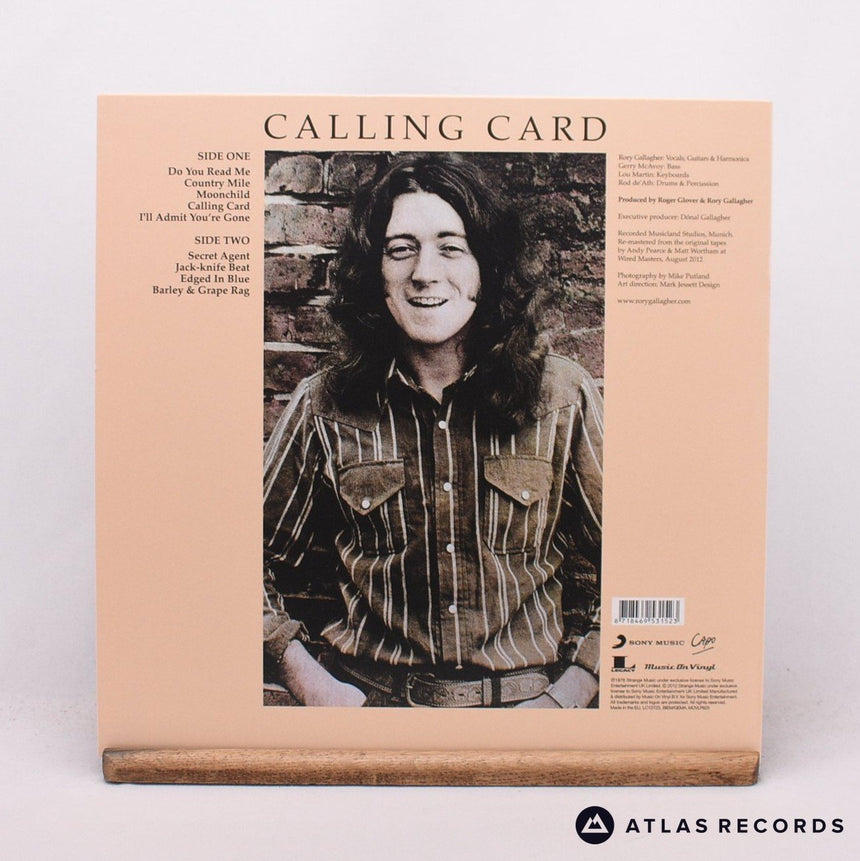 Rory Gallagher - Calling Card - 180G Reissue Remastered LP Vinyl Record - NM/EX