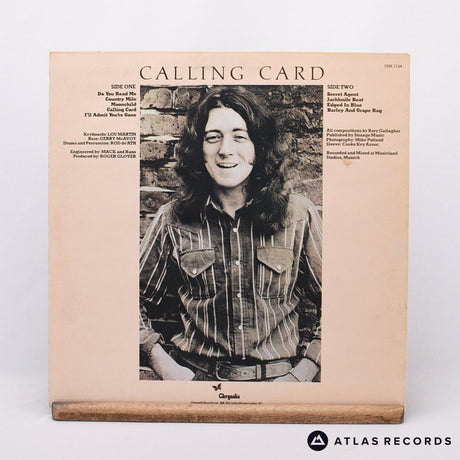 Rory Gallagher - Calling Card - A1 B1 LP Vinyl Record - EX/EX