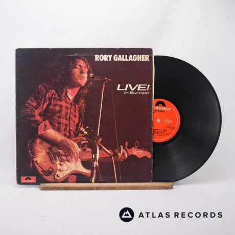 Rory Gallagher Live! In Europe LP Vinyl Record - Front Cover & Record