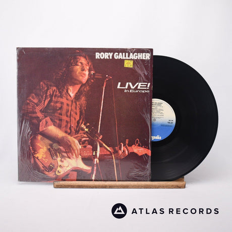 Rory Gallagher Live In Europe LP Vinyl Record - Front Cover & Record