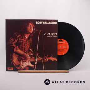 Rory Gallagher Live! In Europe LP Vinyl Record - Front Cover & Record
