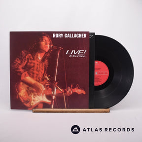 Rory Gallagher Live! In Europe LP Vinyl Record - Front Cover & Record