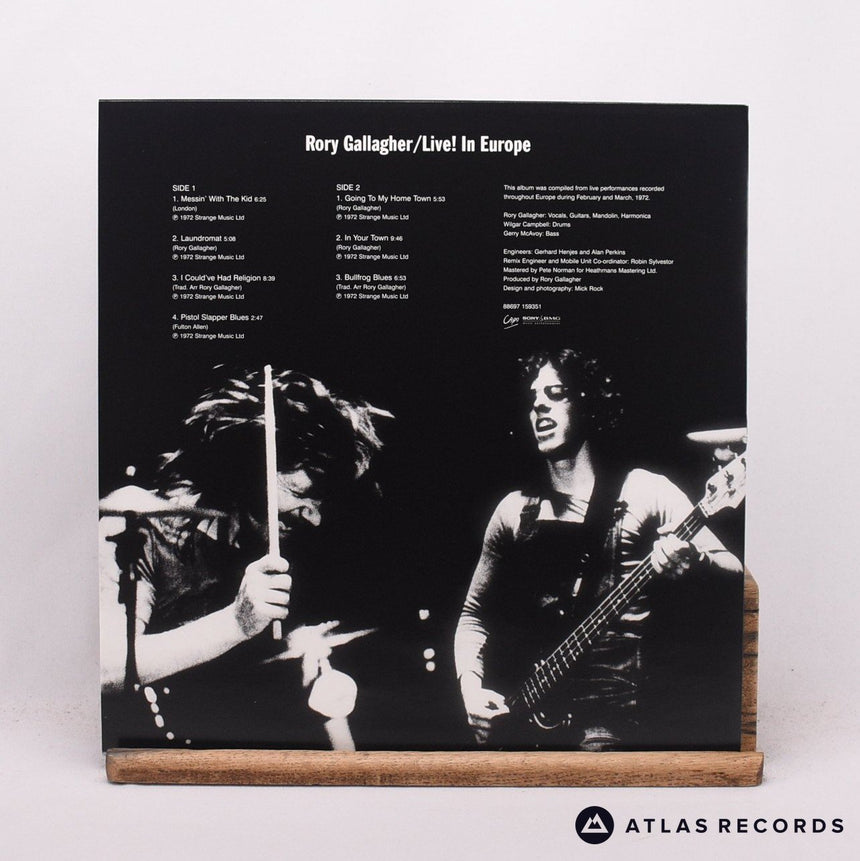 Rory Gallagher - Live! In Europe - Reissue LP Vinyl Record - EX/EX