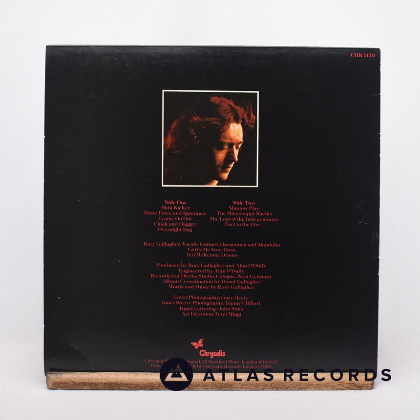 Rory Gallagher - Photo-Finish - Strawberry A//3 B//3 LP Vinyl Record - VG+/EX