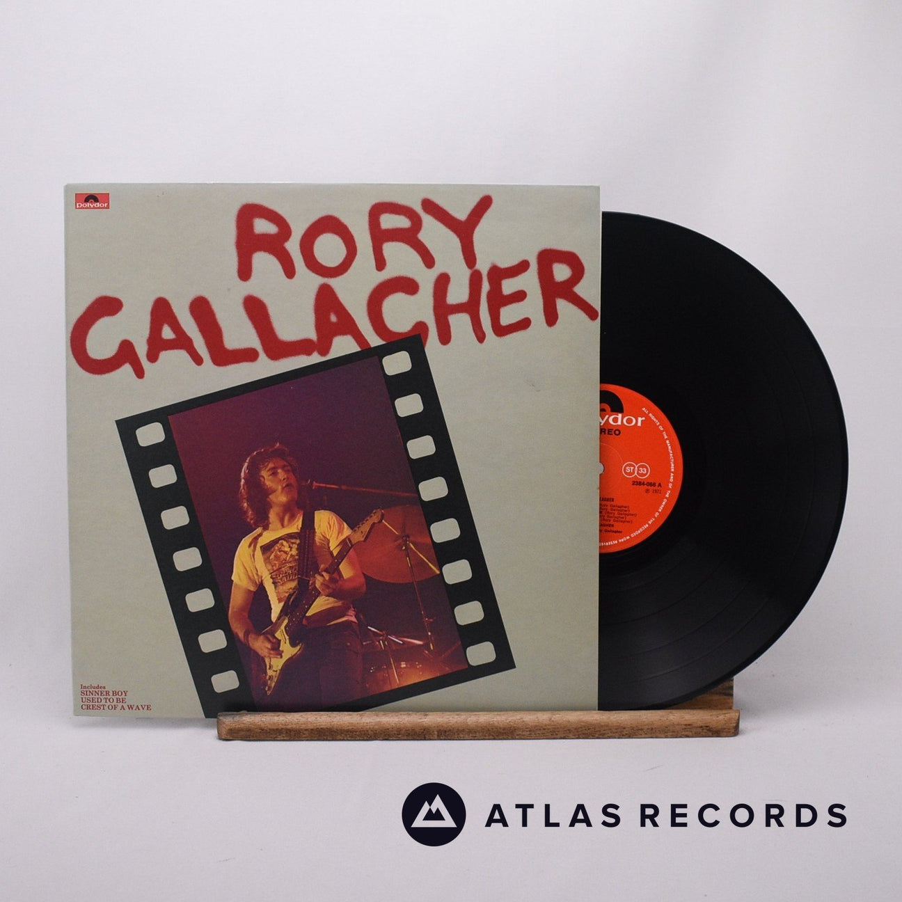 Rory Gallagher Rory Gallagher LP Vinyl Record - Front Cover & Record
