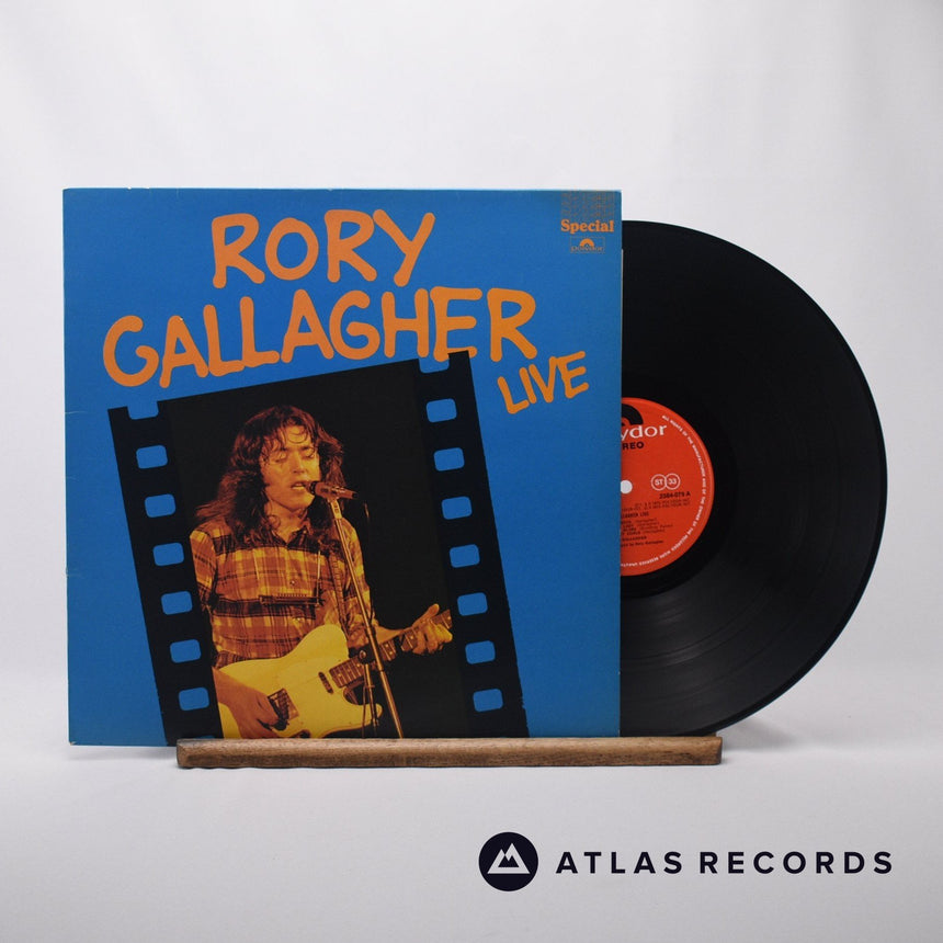 Rory Gallagher Rory Gallagher Live LP Vinyl Record - Front Cover & Record