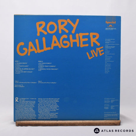 Rory Gallagher - Rory Gallagher Live - LP Vinyl Record - EX/EX