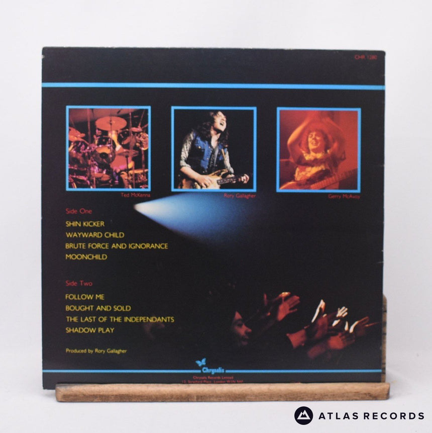 Rory Gallagher - Stage Struck - LP Vinyl Record - EX/EX