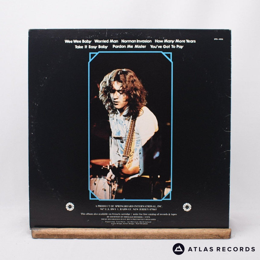 Rory Gallagher - Take It Easy Baby - Reissue LP Vinyl Record - VG+/EX