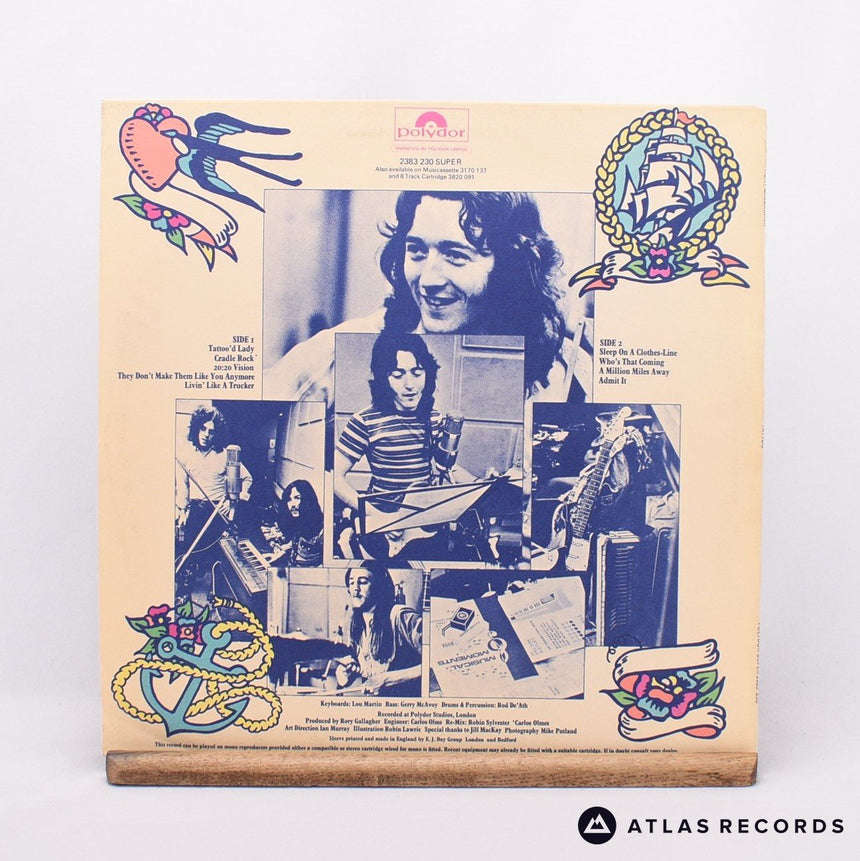 Rory Gallagher - Tattoo - Bilbo A//1 B//1 LP Vinyl Record - EX/EX