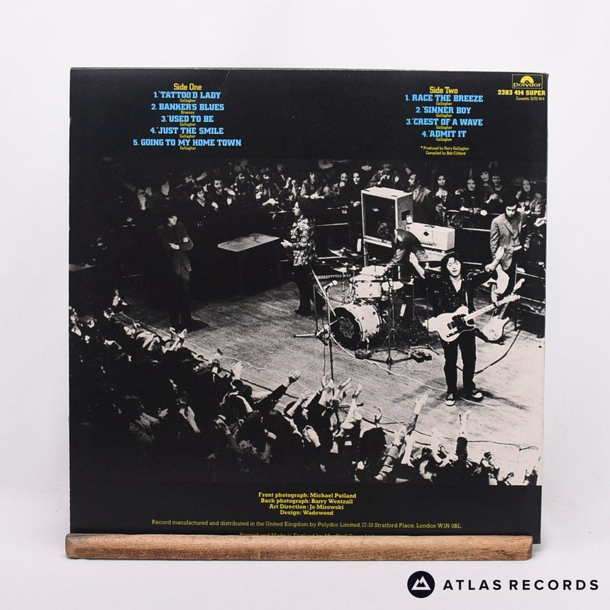 Rory Gallagher - The Best Years - LP Vinyl Record - VG+/EX