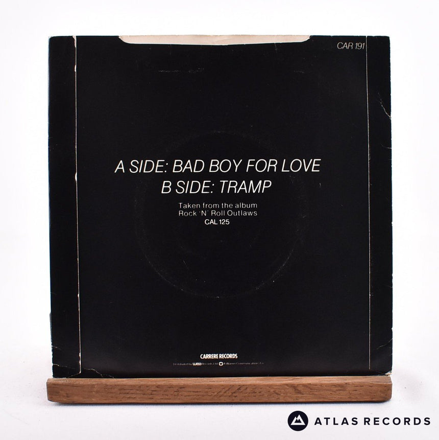 Rose Tattoo - Bad Boy For Love - Strawberry 7" Vinyl Record - VG+/EX