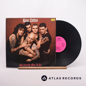 Rose Tattoo Scarred For Life LP Vinyl Record - Front Cover & Record