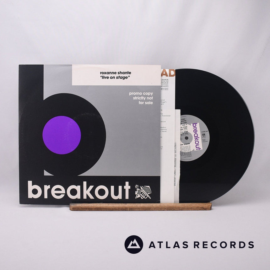 Roxanne Shanté Live On Stage 12" Vinyl Record - Front Cover & Record