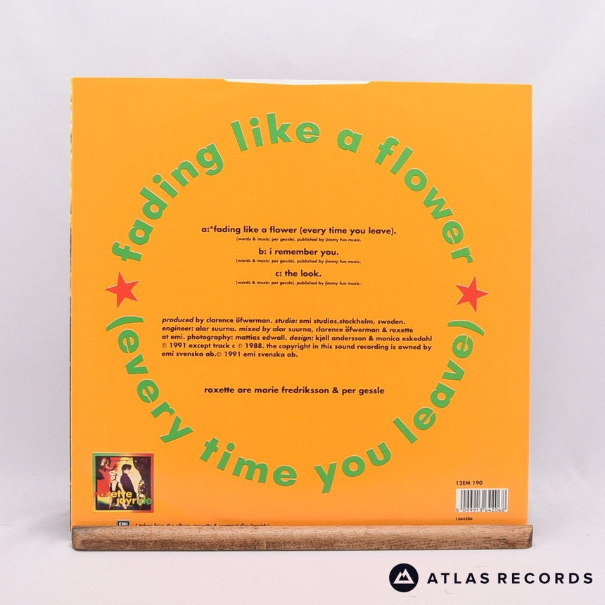 Roxette - Fading Like A Flower (Every Time You Leave) - 12" Vinyl Record - EX/EX