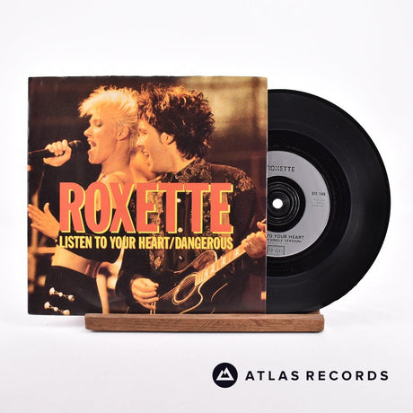Roxette Listen To Your Heart 7" Vinyl Record - Front Cover & Record