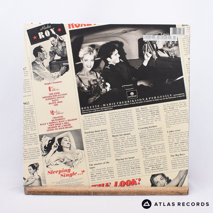 Roxette - Look Sharp! - Sweden LP Vinyl Record - EX/EX