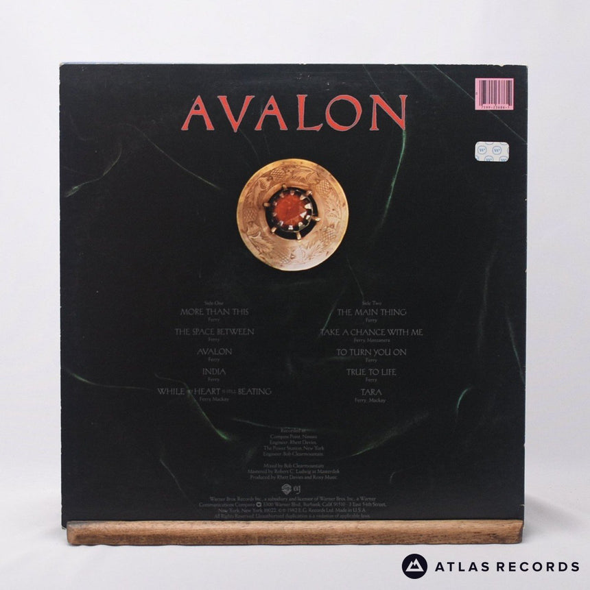 Roxy Music - Avalon - Jacksonville -A -B LP Vinyl Record - VG+/VG+