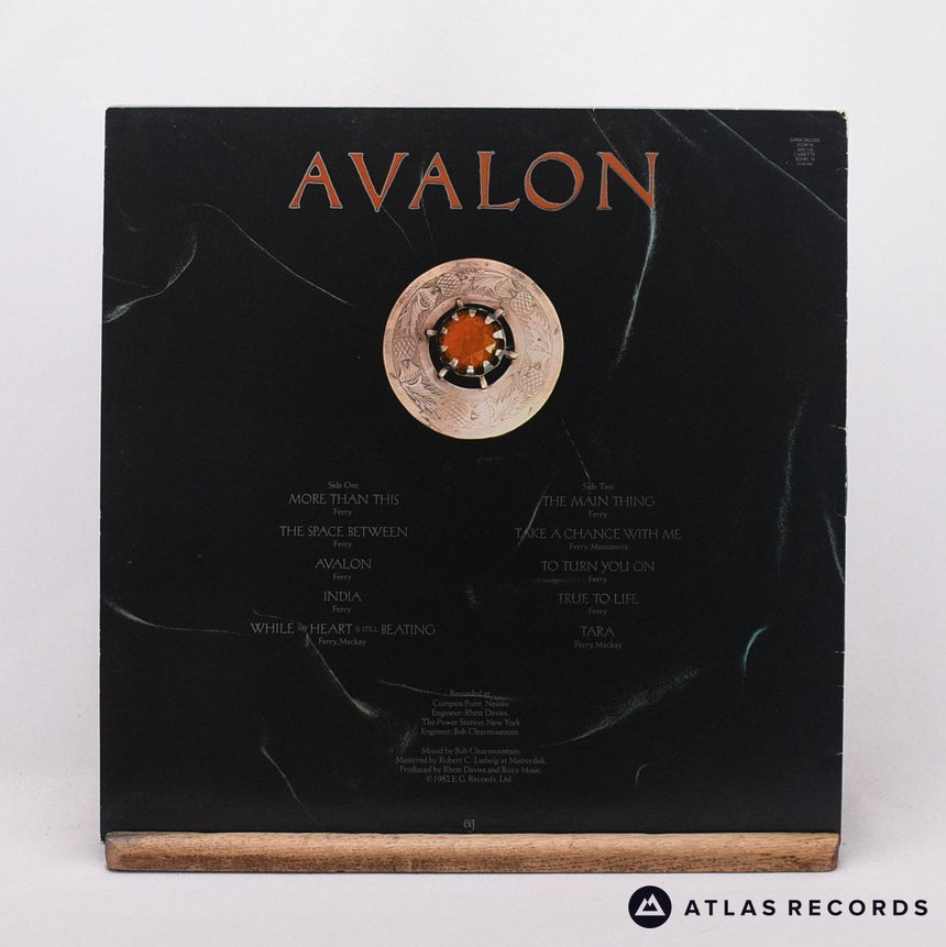 Roxy Music - Avalon - Lyric Sheet A//1 B//4 LP Vinyl Record - EX/VG+
